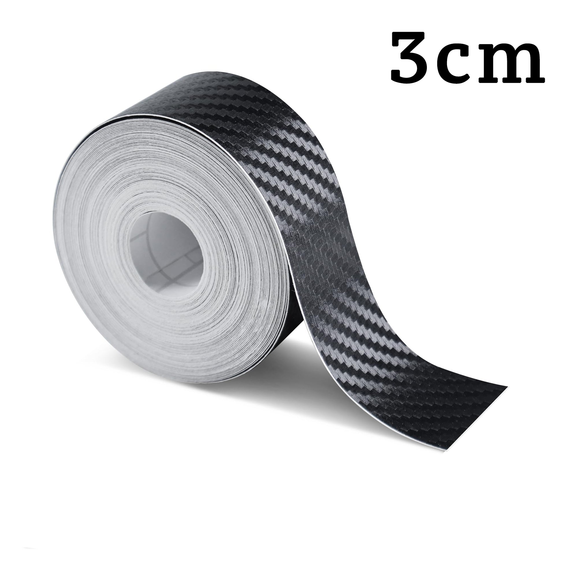 Nano Carbon Fiber Car 3D Tape Mirror Protector Strip, Waterproof Adhesive for Scratch Protection