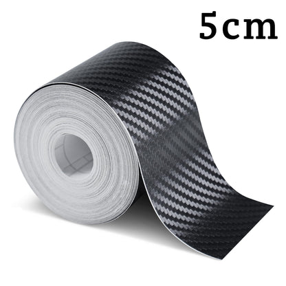 Nano Carbon Fiber Car 3D Tape Mirror Protector Strip, Waterproof Adhesive for Scratch Protection