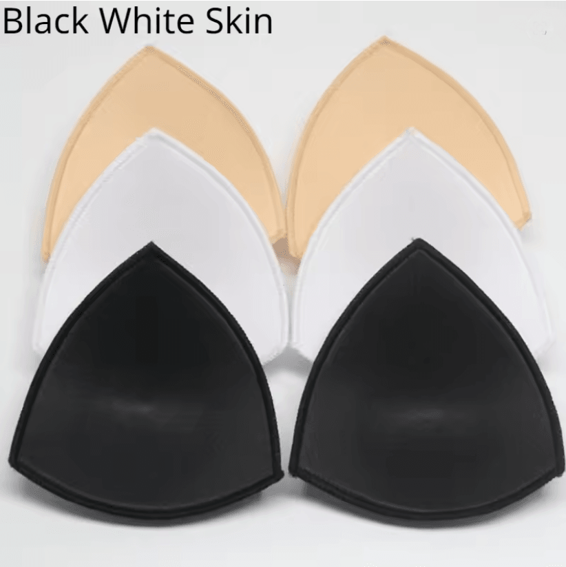 Removable Push Up Bra Pads For Swimsuits Sports Bras And Underwear 3 Pair Set 4