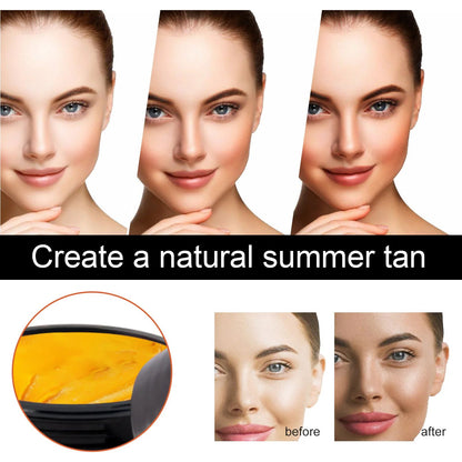 Natural SelfTanning Lotion LongLasting Tanning Cream For Face  Body Bronzer Skin Tanner With Suntan 2