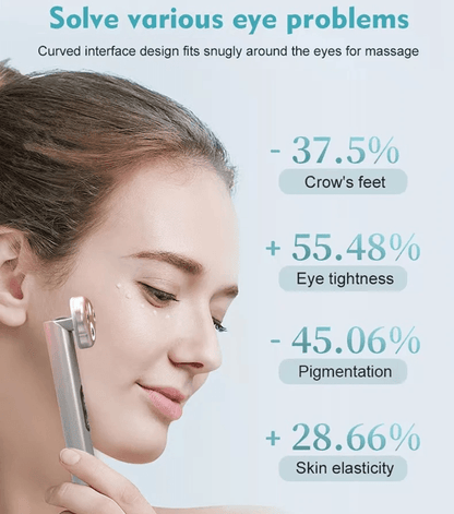 7 Color LED Eye Massager With Heat And Vibration For Dark Circles And Eyelid Lifting 1