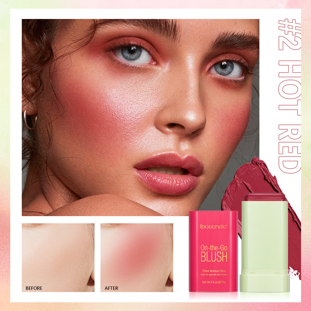 Tinted Moisture Blush Stick Cheek Blusher Cosmetics 3 In 1 Makeup Tube For Lips Eyes Cheeks Glow Bl 3