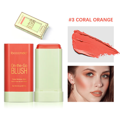 Tinted Moisture Blush Stick Cheek Blusher Cosmetics 3 In 1 Makeup Tube For Lips Eyes Cheeks Glow Bl 7