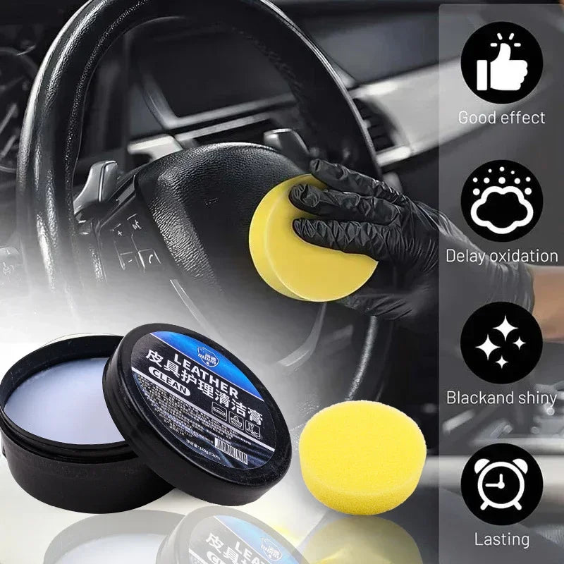 Crystal Clear Car Plastic Restorer Auto Interior Wax Coating Agent | Polish & Protect Dash, Trim & Seats