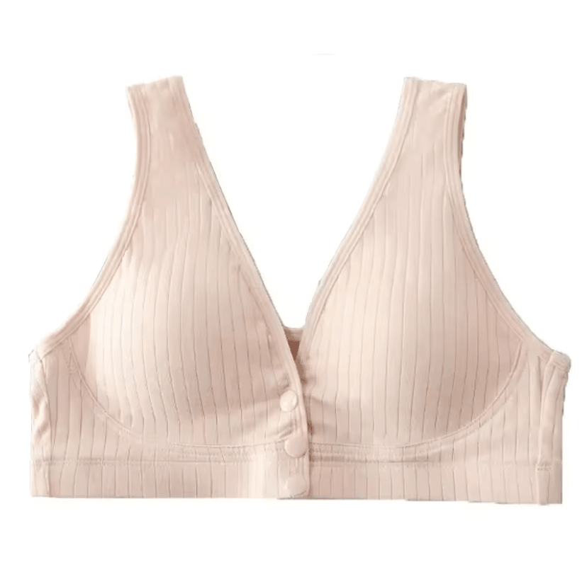 Pure Cotton Nursing Bra For Women Soft Breathable Maternity And Breastfeeding Bralette 2