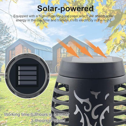 Waterproof Solar Light Outdoor With Flashing Flame 12LED Solar Flashlight Christmas Garden Decorati 1