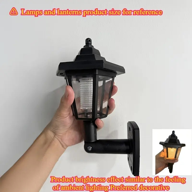 Solar Garden Sunlight Wall Lamp Outdoor, Home Balcony Villa Terrace Decorative Atmosphere Lights Energy Saver