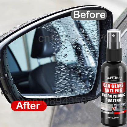 Car Glass Anti Rain Spray Nano Hydrophobic Coating for Waterproofing & Oil Film Removal