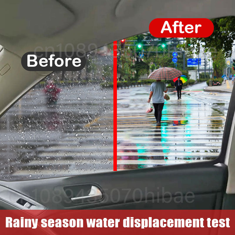 Car Glass Anti Rain Spray Nano Hydrophobic Coating for Waterproofing & Oil Film Removal