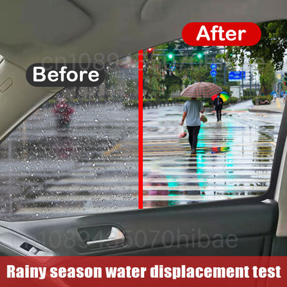 Car Glass Anti Rain Spray Nano Hydrophobic Coating for Waterproofing & Oil Film Removal