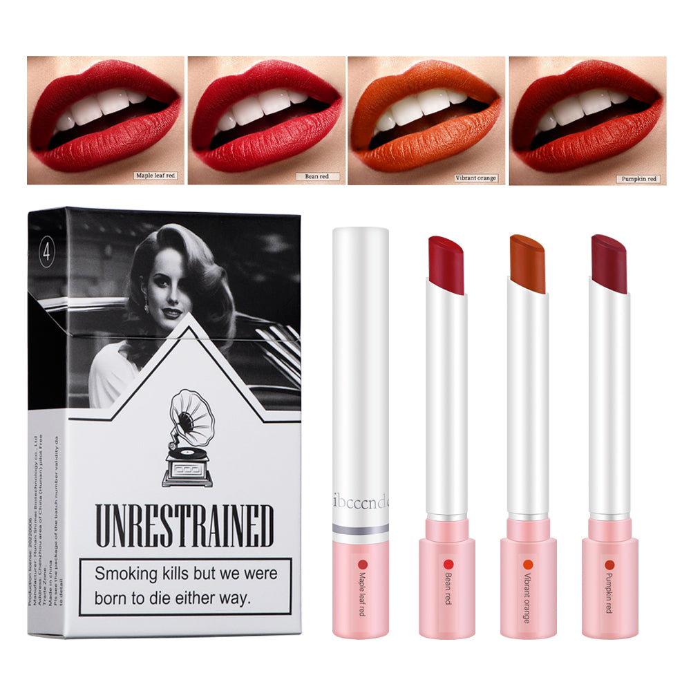 Makeup Lipstick Cosmetics Lipstick Set, Matte Long Lasting Lip Tint and Gloss, Waterproof Pomade Kits