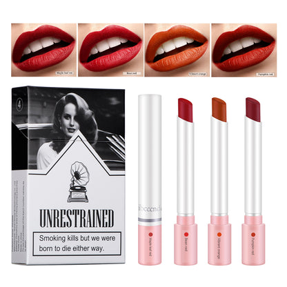 Makeup Lipstick Cosmetics Lipstick Set, Matte Long Lasting Lip Tint and Gloss, Waterproof Pomade Kits