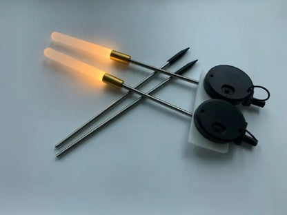 Outdoor Decorative Flower Stake Lights Solar Powered Luminous Reed LED For Garden Yard Lawn Christm 3
