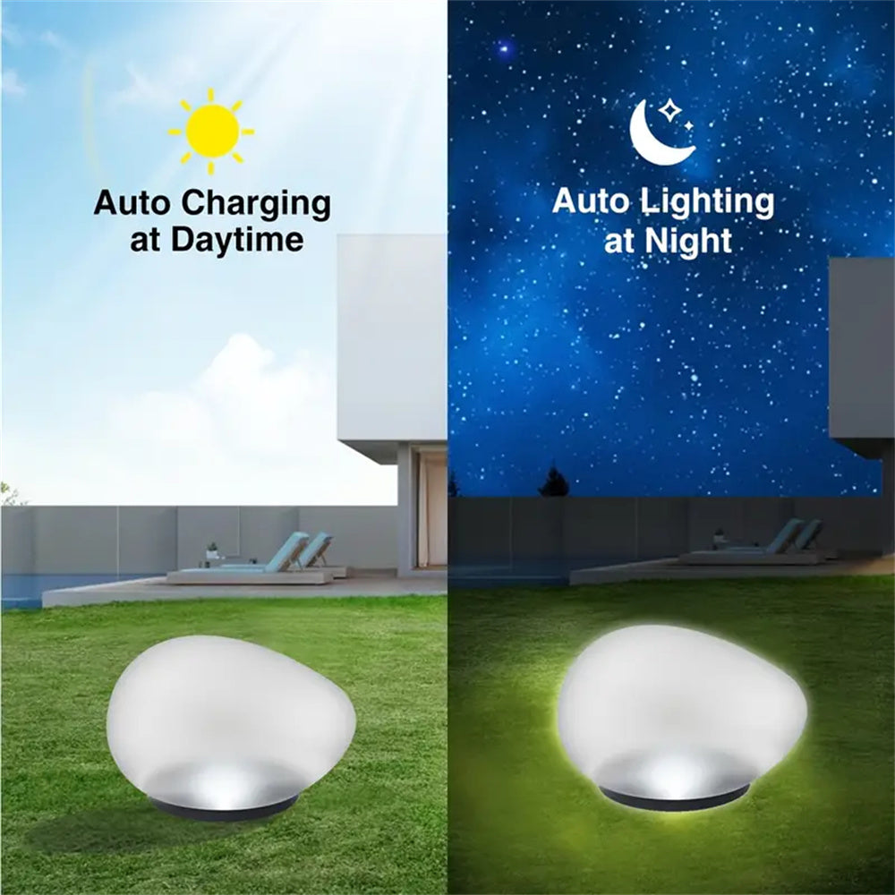 Waterproof Solar LED Garden Lawn Globe Light, Patio Landscape Ball Lights, Outdoor Ambient Garden LED Lamp