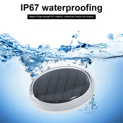 Rechargeable Solar Swimming Pool Lights With Remote 9 Color LED Timer Waterproof Atmosphere Lantern 2