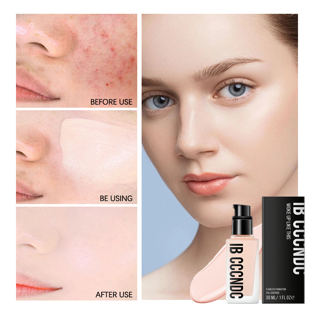Flawless All Day Color Waterproof Concealer Foundation For Women Full Coverage Long Lasting Moistur