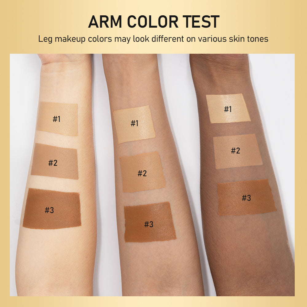 Leg Makeup Moisturizing Liquid Body Foundation, Even Skin Tone, Waterproof Blemish Cover, Fake Lotion Tan Cream