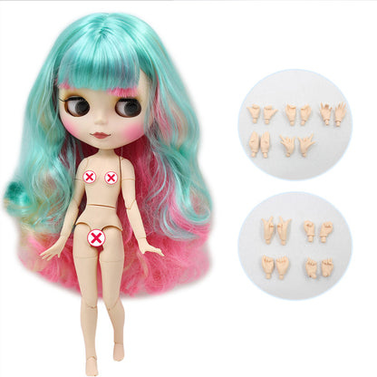 DIY Changeable ICY DBS Blyth Doll, 1/6 Scale BJD Toy with OB24 Ball Joint Body Anime Girl Collectible