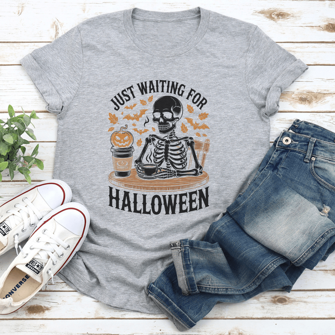 Just Waiting For Halloween Tee 2