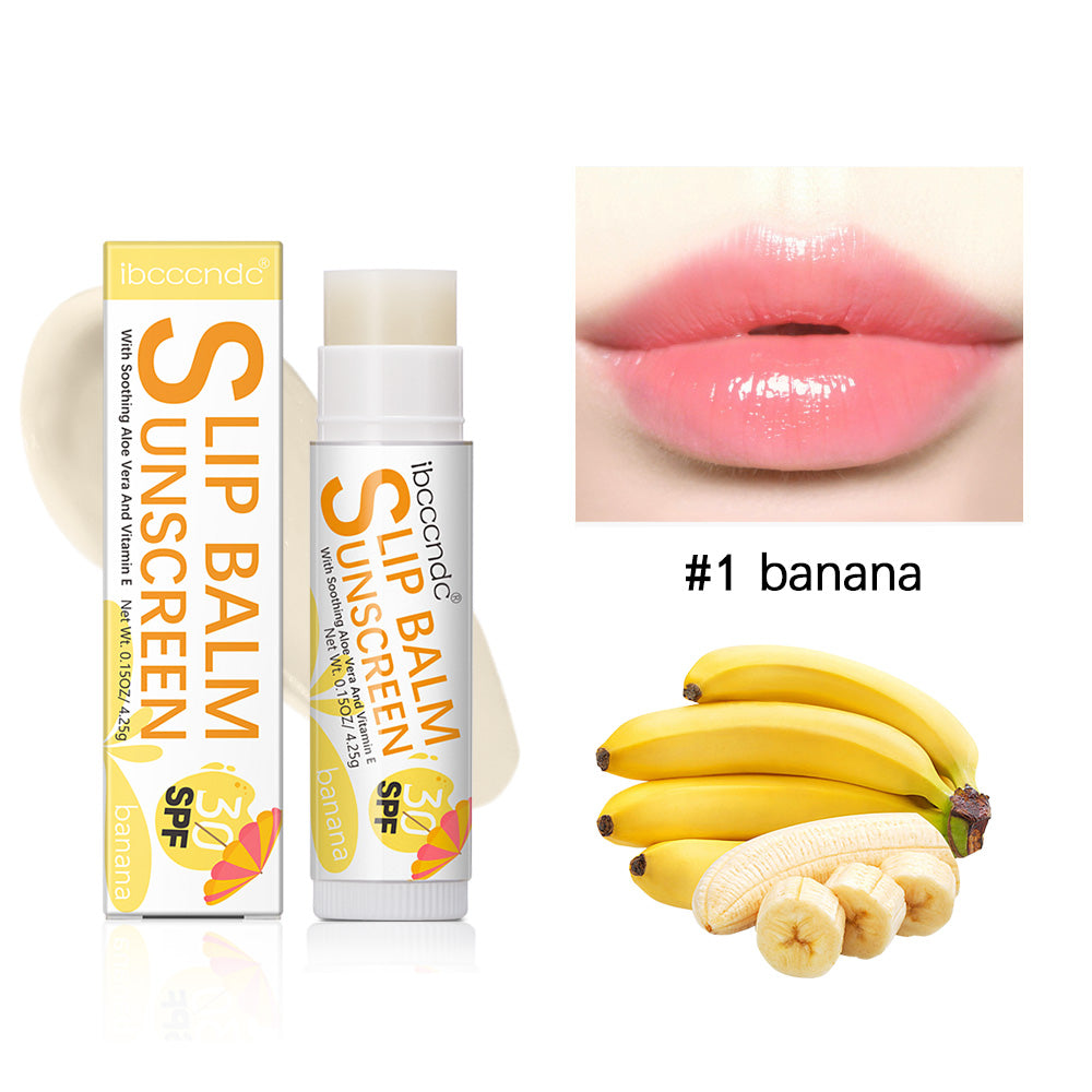 Sunscreen Lip Balm SPF 30 UVA Protection, Lip Moisturizer Primer, Colorless Lipstick Sun Care, Perfect for Lip Care