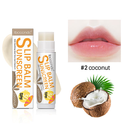 Sunscreen Lip Balm SPF 30 UVA Protection, Lip Moisturizer Primer, Colorless Lipstick Sun Care, Perfect for Lip Care