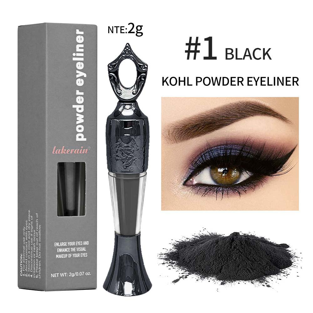 Kohl Powder Eye Liner Handmade Arabic Powder Eyeliner LongLasting Powder Makeup Soft Waterproof Smu