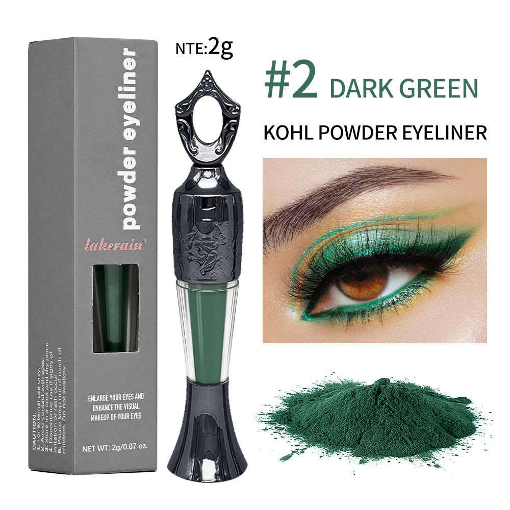 Kohl Powder Eye Liner Handmade Arabic Powder Eyeliner LongLasting Powder Makeup Soft Waterproof Smu