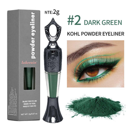 Kohl Powder Eye Liner Handmade Arabic Powder Eyeliner LongLasting Powder Makeup Soft Waterproof Smu