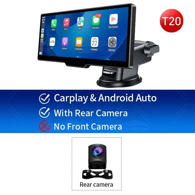 Smart Dash Cam Mirror Monitor With Rear Camera And GPS 7