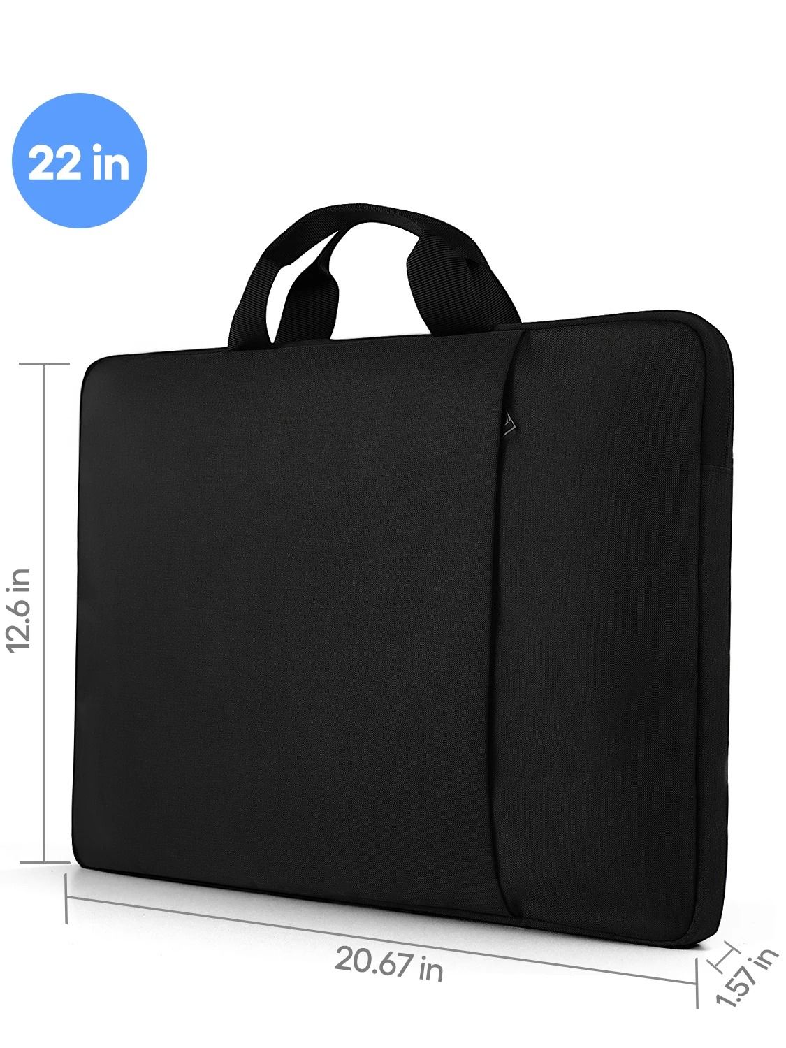 Waterproof Laptop Sleeve For Portable Monitors With Side Pocket 9