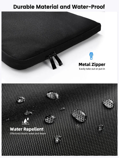 Waterproof Laptop Sleeve For Portable Monitors With Side Pocket 4