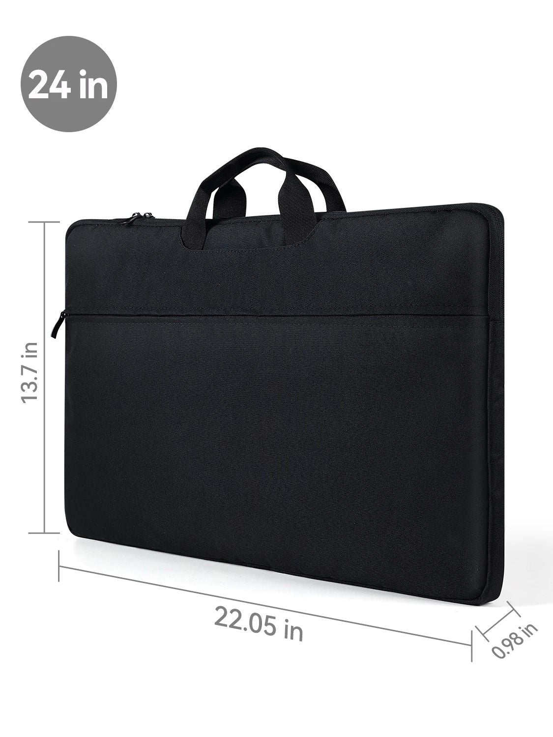 Waterproof Laptop Sleeve For Portable Monitors With Side Pocket 8