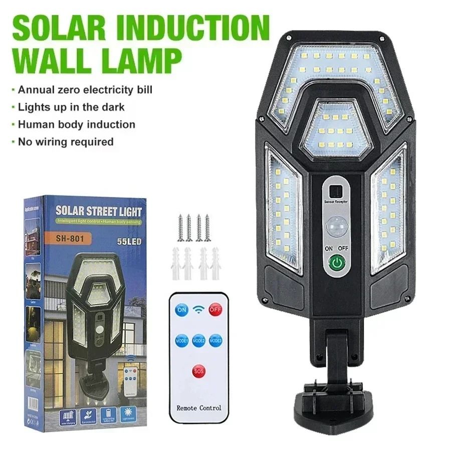 Solar Sensor LED Wall Light For Outdoor Garden And Garage Lighting 13