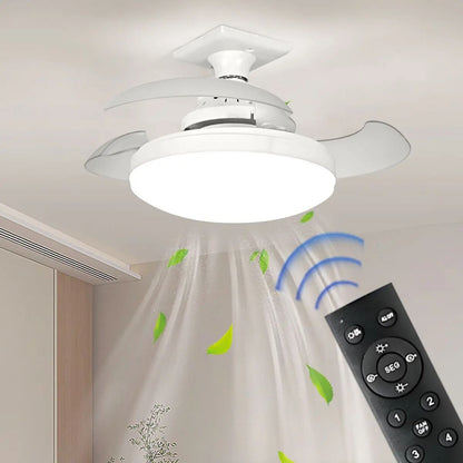 LED Ceiling Fan Light with Remote Control and Adjustable Brightness