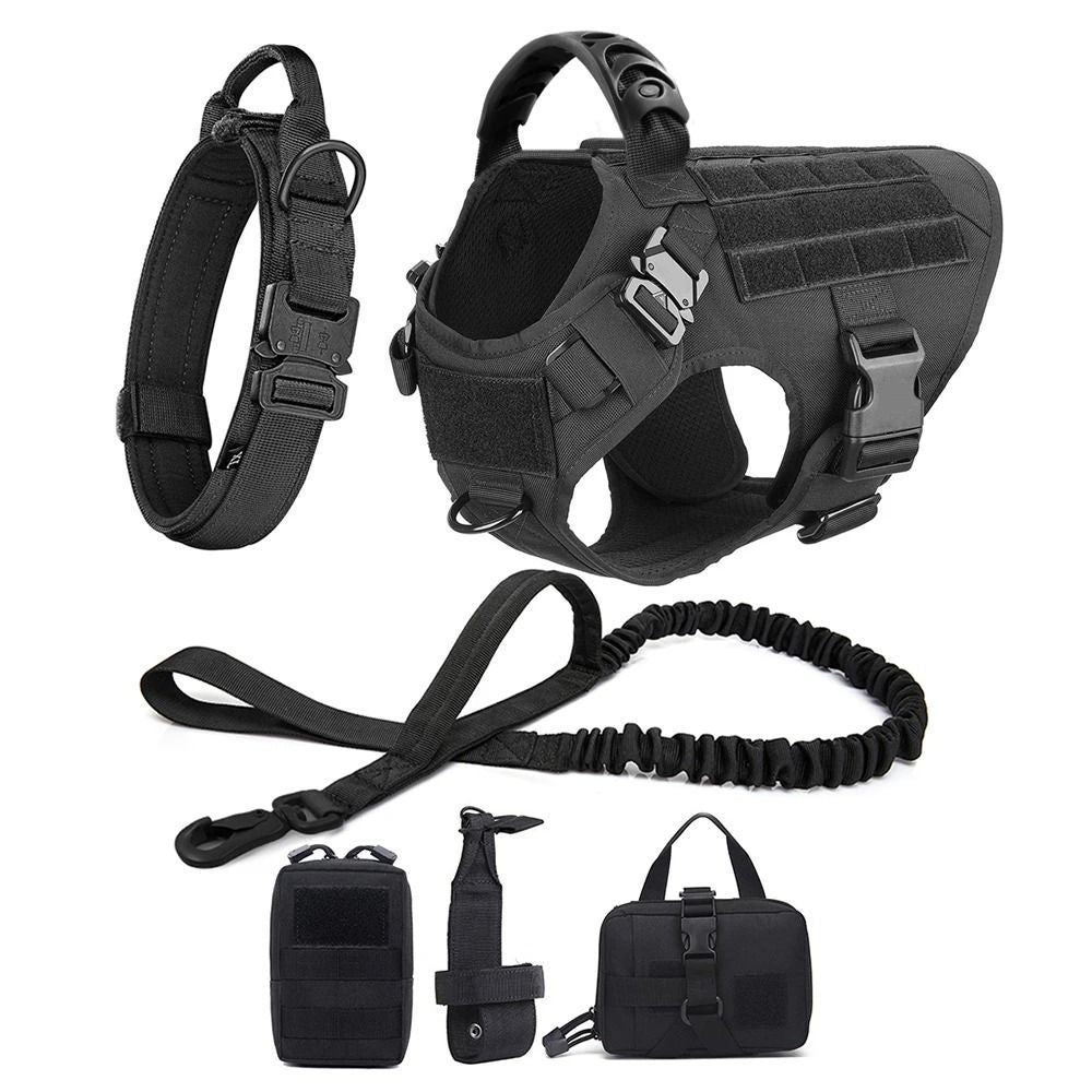Large Dog Harness And Leash Training Set For German Shepherd And Medium To Large Breeds 12