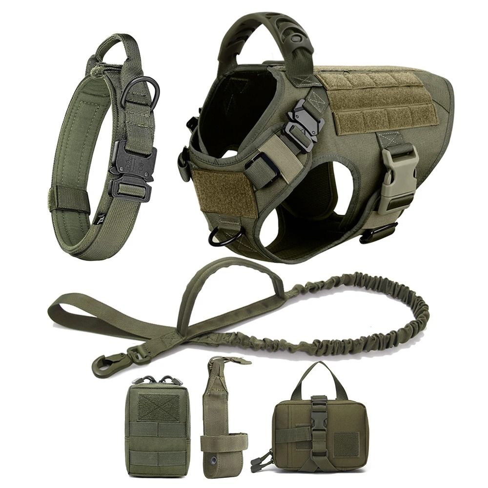 Large Dog Harness And Leash Training Set For German Shepherd And Medium To Large Breeds 14