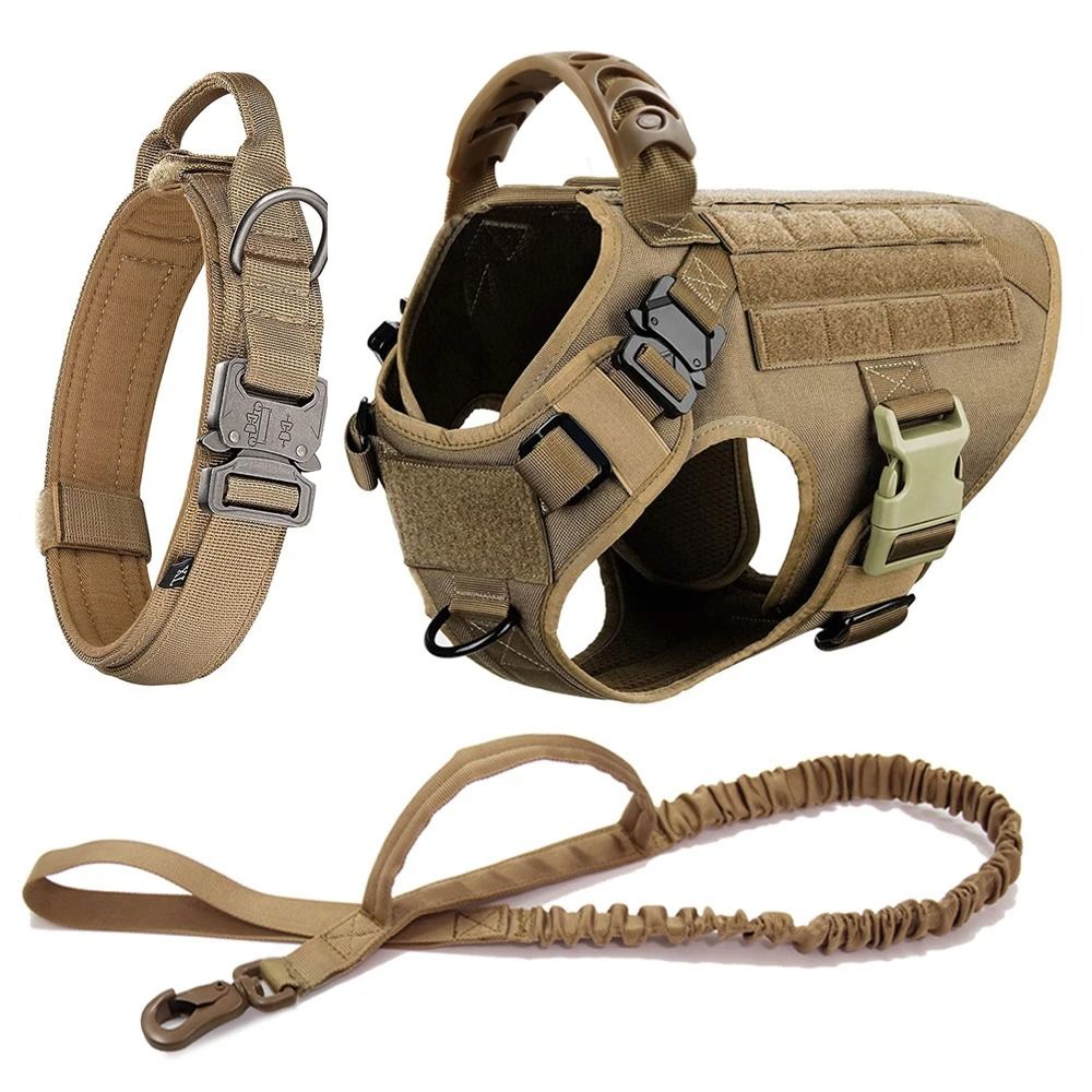 Large Dog Harness And Leash Training Set For German Shepherd And Medium To Large Breeds 15
