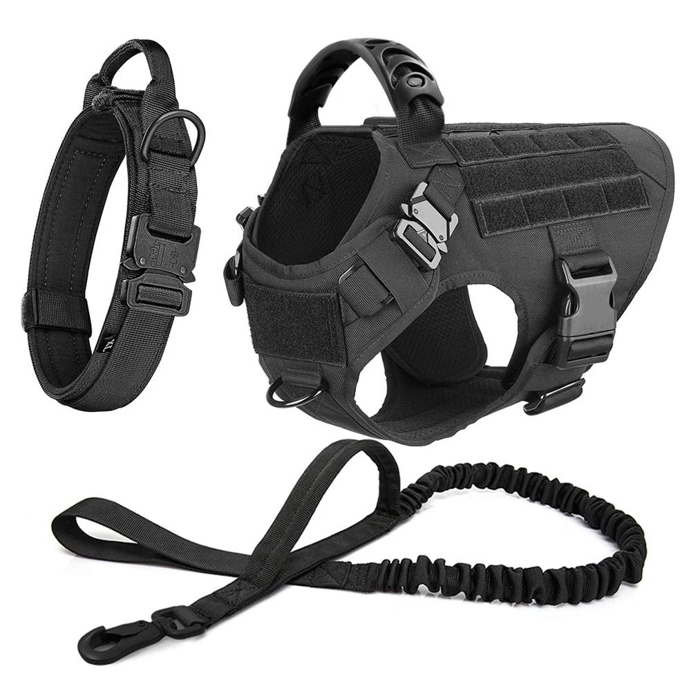 Large Dog Harness And Leash Training Set For German Shepherd And Medium To Large Breeds 16