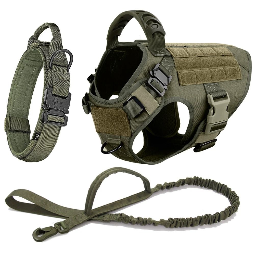 Large Dog Harness And Leash Training Set For German Shepherd And Medium To Large Breeds 18