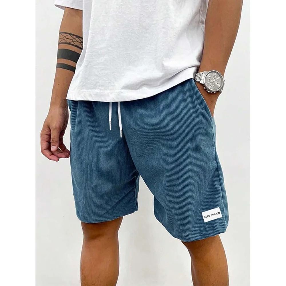 Mens Corduroy Casual Summer Shorts For Beach And Sportswear 5