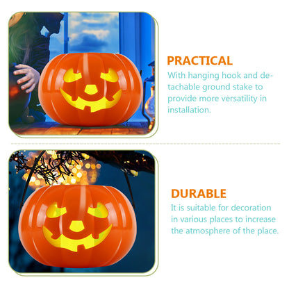 Halloween Solar Pumpkin Lantern Outdoor Garden, LED Lighting Yard Pathway Lights for Villa Park Decoration