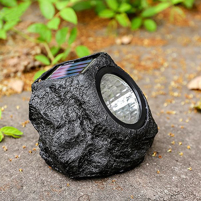 Waterproof LED Solar Energy Garden Spotlight, Lawn Decoration Stone Light, Warm Lighting for Outdoor Landscape