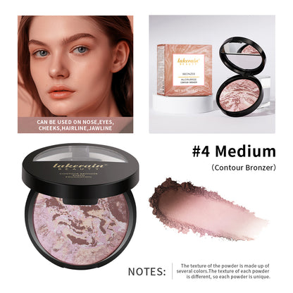 Demi Matte Natural Finish Powder Foundation Buildable Coverage Baked Color Correcting Oil Control M 5