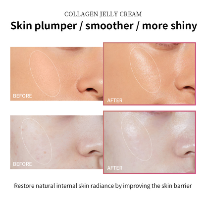 Moisturizing Collagen Jelly Cream Niacinamide Hydrolyzed Collagen Tightening Soothing Anti Aging Fi 3