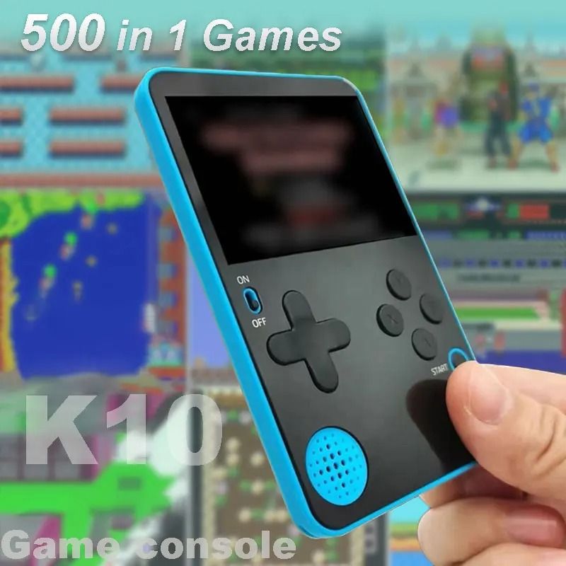 Retro Handheld Gaming Console With 500 Builtin Classic Games For Kids And Adults 2