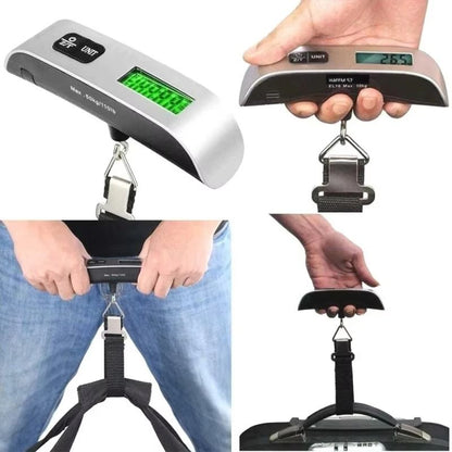 Portable Digital Luggage Scale With LCD Display And Hook For Travel Bags 5