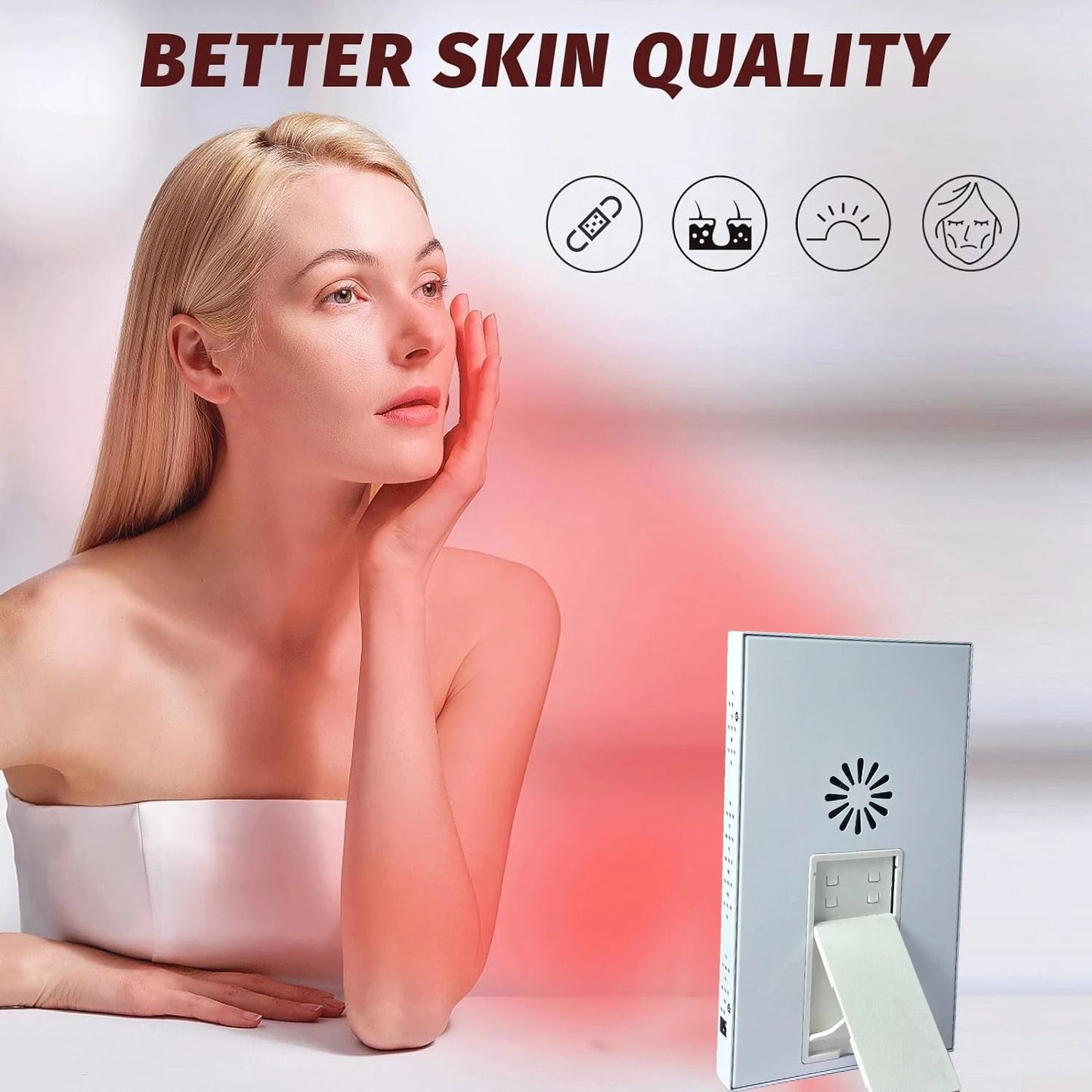 Red Light Therapy Panel For Pain Relief And Skin Rejuvenation 3