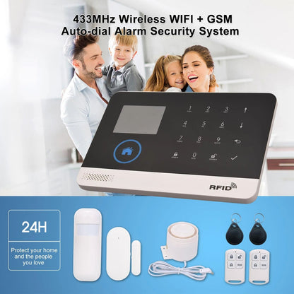 Wireless Alarm System With GSM Dialing And WiFi App Control 1