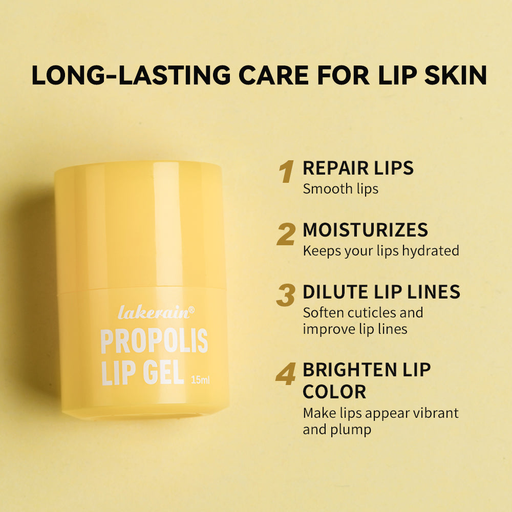 Honey Lip Hydrating Balm Mask, Long-lasting Moisture Butter, Propolis Lipcerin Gentle Exfoliation, Twist Dispenser