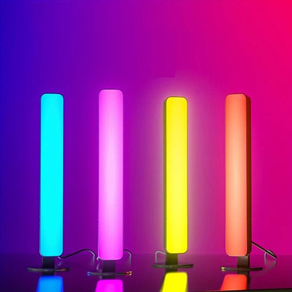 RGB Music Rhythm Light Bar With Sound Pickup  USB Rechargeable LED Desk Decoration 5